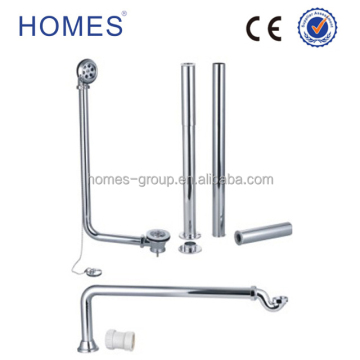 Copper-Free Stand Bath Waste Fitting Ball Chain with Extended Legs Kit