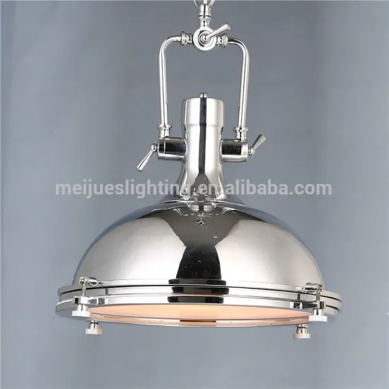 Vintage Style Polished Chrome pendant lighting Edsion bulbs Industrial pendant light