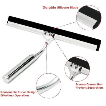 Bathroom shower glass squeegee cleaner window wiper