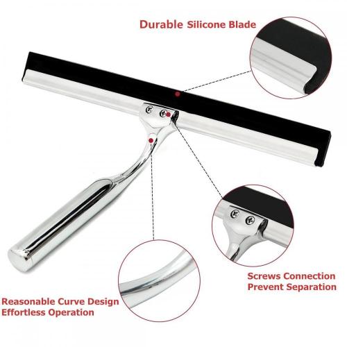 Stainless steel kitchen glass shower door squeegee