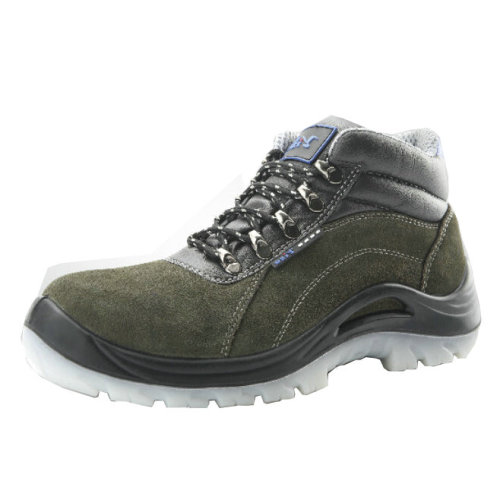 Suede Leather PU/Rubber Sole Safety Shoes