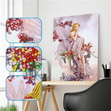 Fared Fairy 5d Pintura de diamantes Fashion Wholesale