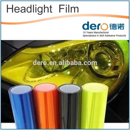 car light blue film /car pvc transparent film