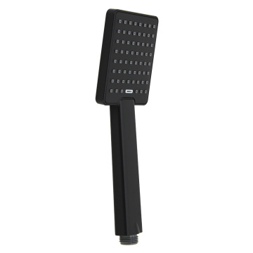 Black Hand Shower Single Function Square Head Bathroom Shower