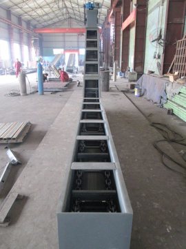 Industrial Conveyor Belt System Material Handling Equipment Drag Chain Conveyor