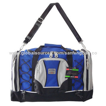 600D Trendy Polyester Sports Bag, Sized 19.5*11.5*9.5-inch