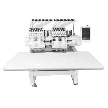 YISUO YS-1502 Commercial Double Heads 15 Needles Flat Embroidery Machine for Hats