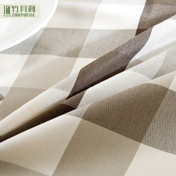 100% Polyester Plaid Printed Table Cloth Waterproof Table Cover