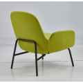 Espreguiçadeira de tecido verde com almofada grande Accent