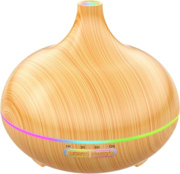 Aromatherapy Diffuser with Essential Oil Set in White