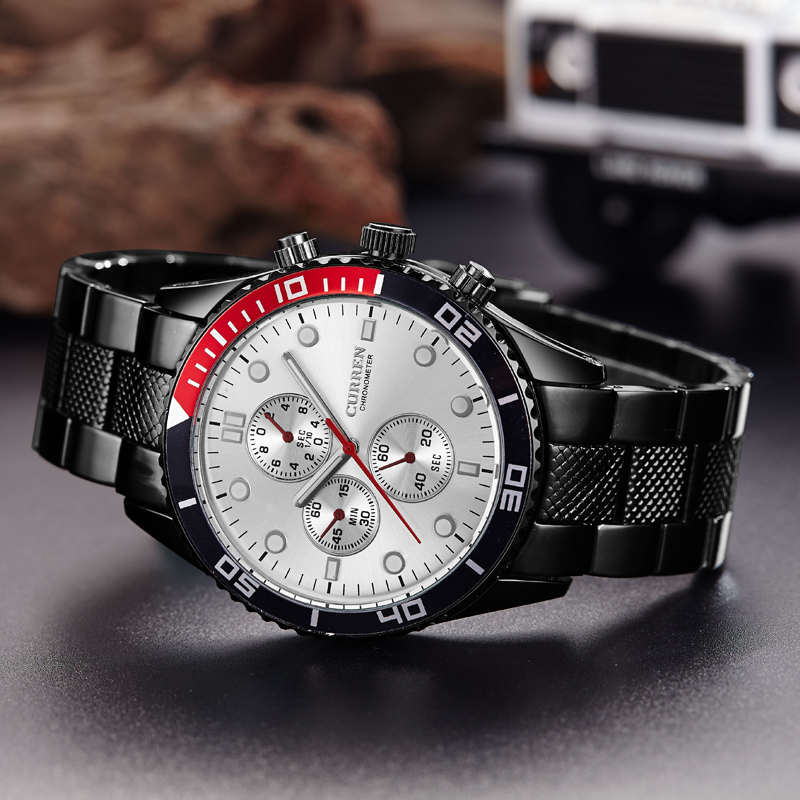 polish watch stainless steel belt quartz watch