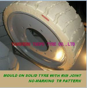 mould on solid tyre