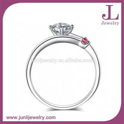 Dongguan Factory Diamond Silver Ring 925 Sterling Silver Jewelry Wholesale