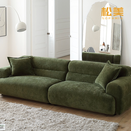 Модульный диван-букле для гостиной. Гибкие планировки.