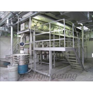 Pengering fluidisasi horizontal xf