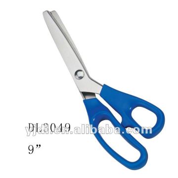 2017 hot sale 9 inch Stainless steel Pinking and sewing kit scissors