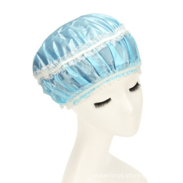 2 Sides Use for High Quality Adult Towel Shower Head Caps Shower Caps with Double
