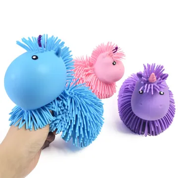 6pcs Animal Squeeze Sensory Fidget Silicone Stress Ball Toy - Soft Stress Relief Toys