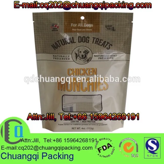 resealable chickey munchies nature dog treats packing bag