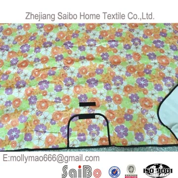 printed polyester water proof beach blanket