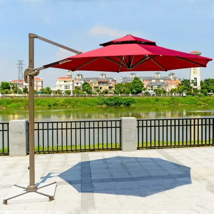 3M Luxury Outdoor Umbrellas - Sun and Sea Proof Parasols for Garden, Patio, Pool