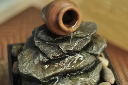 Table Fountain Pottery Pot 2 Style