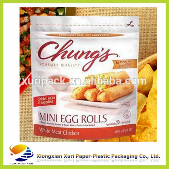 pouch/ziplock tear notch pet food packaging bag /plastic pet food packaging bag