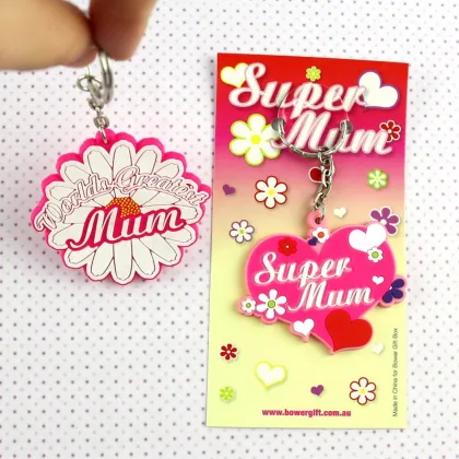 Custom 2D/3D Soft PVC Rubber Key Chains