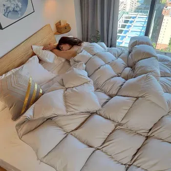 Box Stitching Comforter Insert Down Alternative Insert