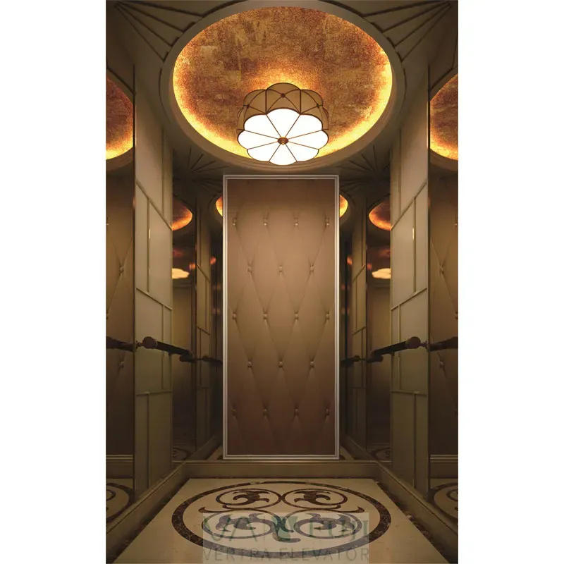 Sumptuous Wooden Cabin Elevator for Villa and Hotel