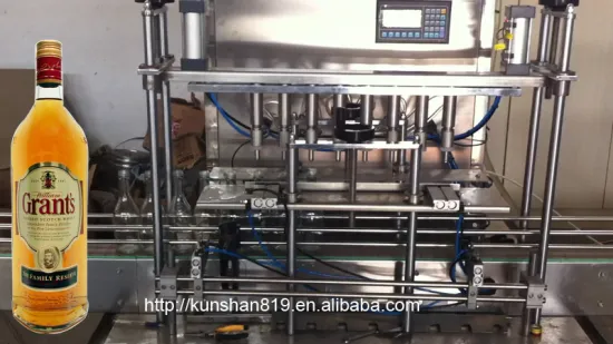 glass bottle wine filling machine