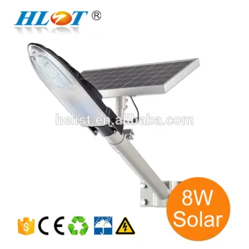 High quality 8w solar led street light with lightning protection