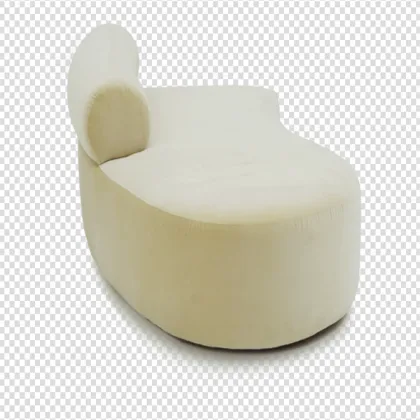 Alien technology fabric curved sofa