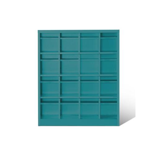 16 Cube Small Steel Shoe Cabinet Organizer Rack