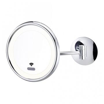 Wall mounted sensor makeup mirror