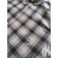 Men Causal One Pocket Y/D Flannel Button Down