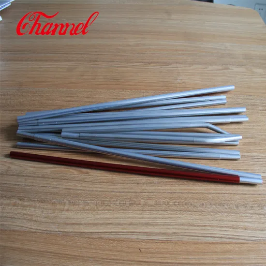 anodized 7001 aluminium tent pole 13mm