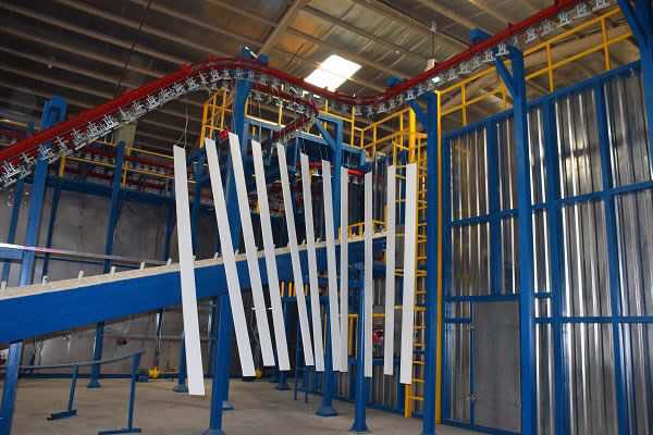 powder coating line