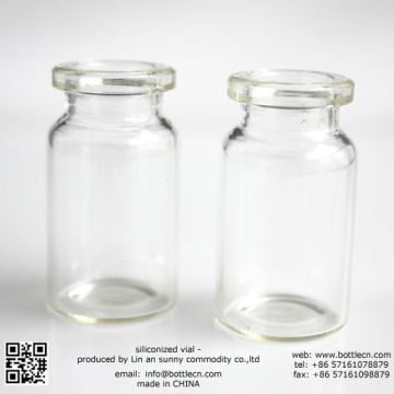 7ml/8ml glass vial/viles siliconized vial