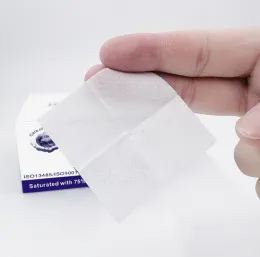 Custom Alcohol Cleaning Wipes Alcohol Prep Swab Pads
