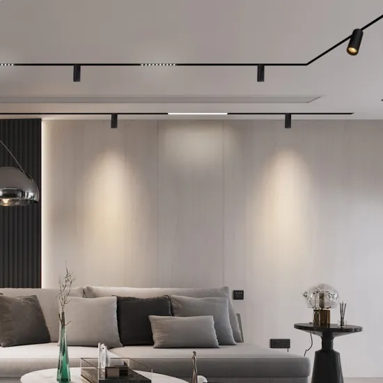 New Tendencia Grille Adjustable Recessed Linear Moving Head 48V Magnetic Track Light System