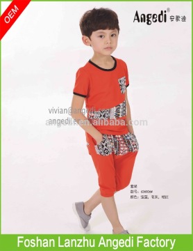 Summer kids clothing set Fashion school uniform Suit