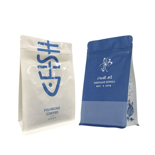 Hemp Plastic Bioplastic Coffee Pouches With Soft-Touch Finish