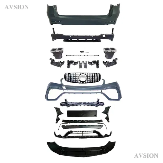 Upgrade Car Bumpers for Mercedes-Benz GLC X253 (2015-2019) GLC63 AMG with GT Grille