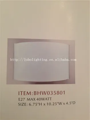 Steel wall lamp white wall lamp glass wall lamp
