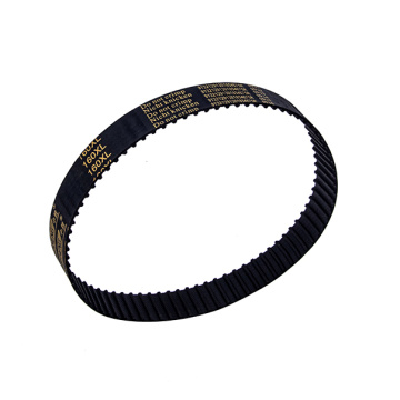 Black belt standard rubber timing belt