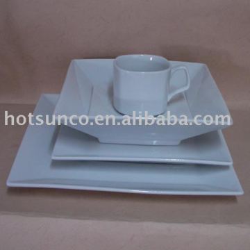 square dinner sets
