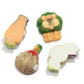 Kawaii Hars Groente Dieren Plaksteen Cartoon Beeldjes Voor Baby Sieraden Maken