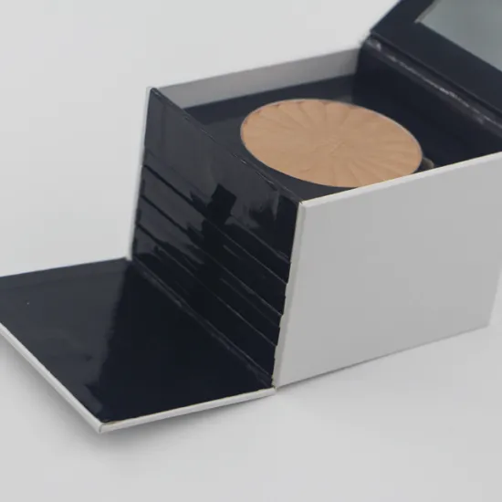 Paper makeup compact mirror