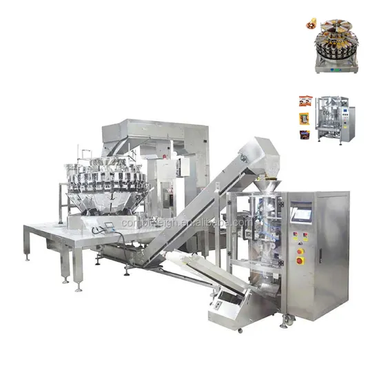 High Accuracy 24 Head Multihead Weigher Weighing Packing Machine for Mixed Product Sunflower Seeds Lollipops